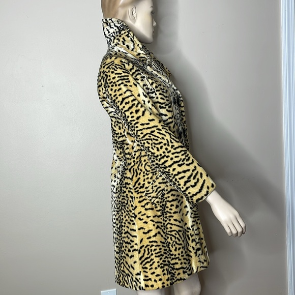 Vintage 60s Animal Print Fur Coat - Picture 16 of 17